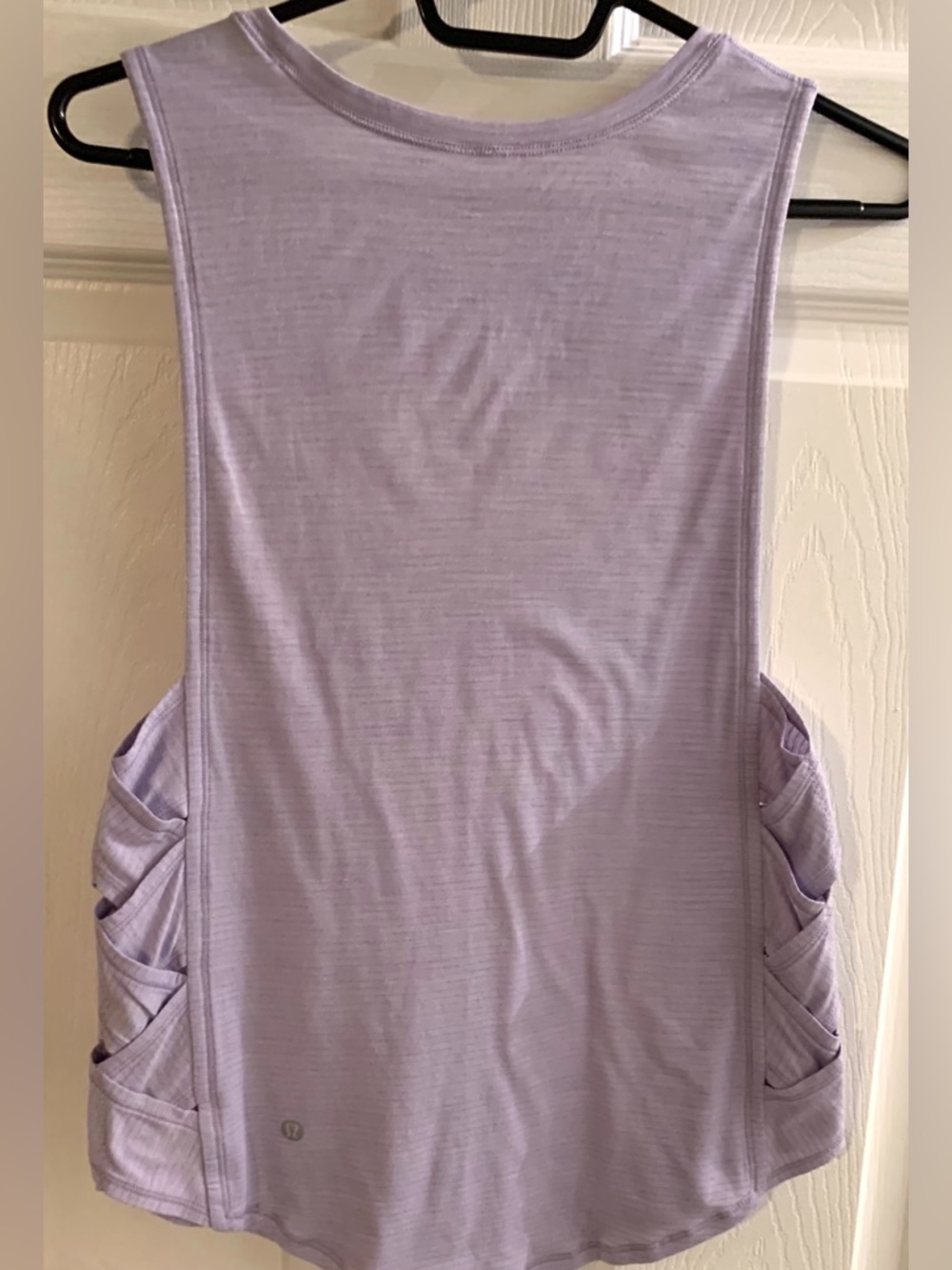 Lululemon Var-City Muscle Tank Top • Heathered Lilac • Braided Side Details - Picture 4 of 11